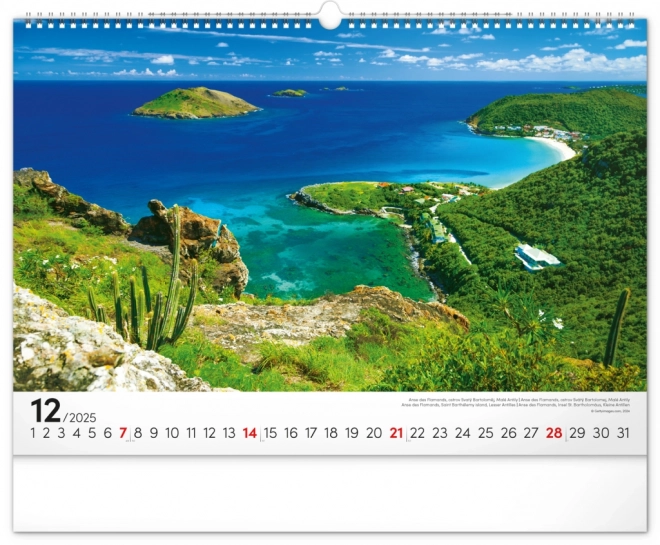 Notique Wall Calendar Sea 2025