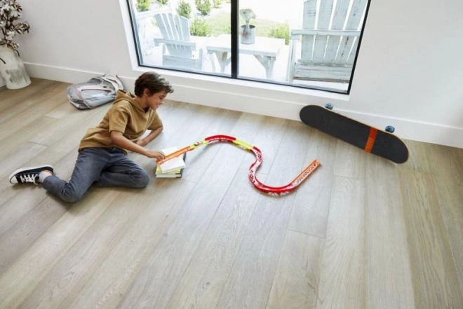 Set Costruzioni Hot Wheels Pista con Curve
