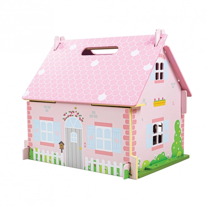 Bigjigs Toys portable wooden dollhouse