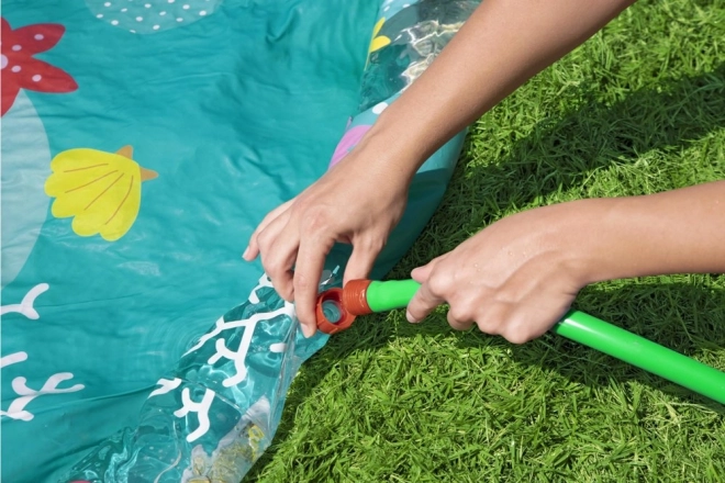 Inflatable Children's Splash Pad with Fountain