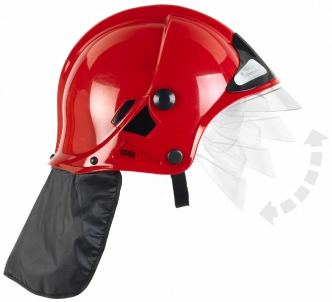 Red Firefighter Helmet