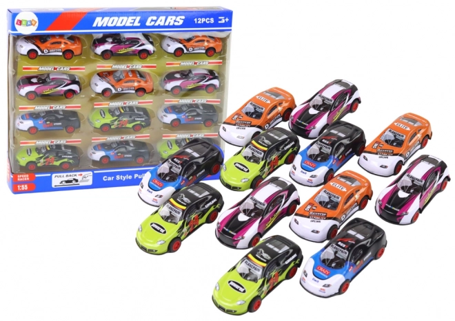 Set of Friction Powered Sports Cars