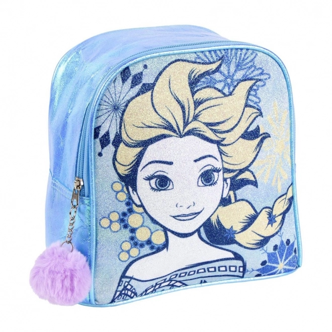 Shimmering Frozen Backpack with Applications