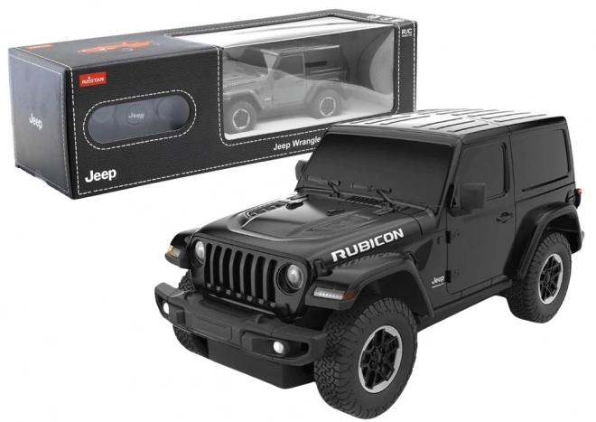 Remote Control Jeep Wrangler JL Rubicon Black