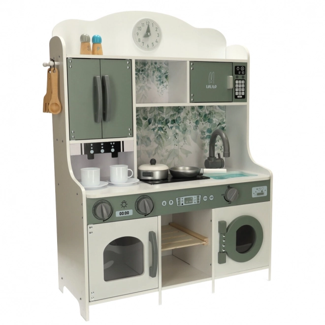 Cucina in legno MDF Lulilo con Espresso 85cm