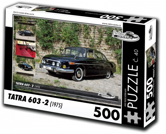 Retro Cars Puzzle Tatra 603-2