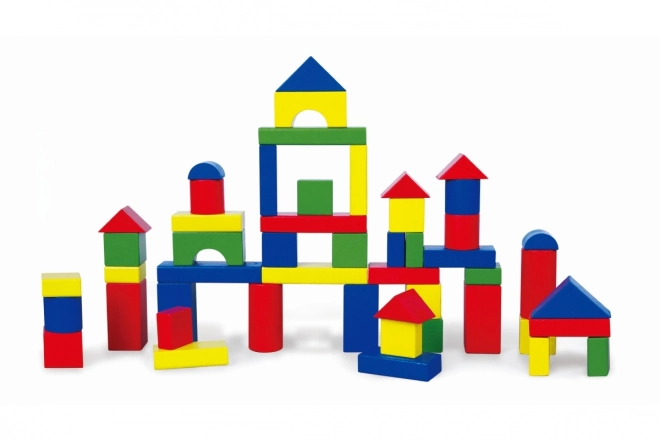 Wooden Building Blocks Set