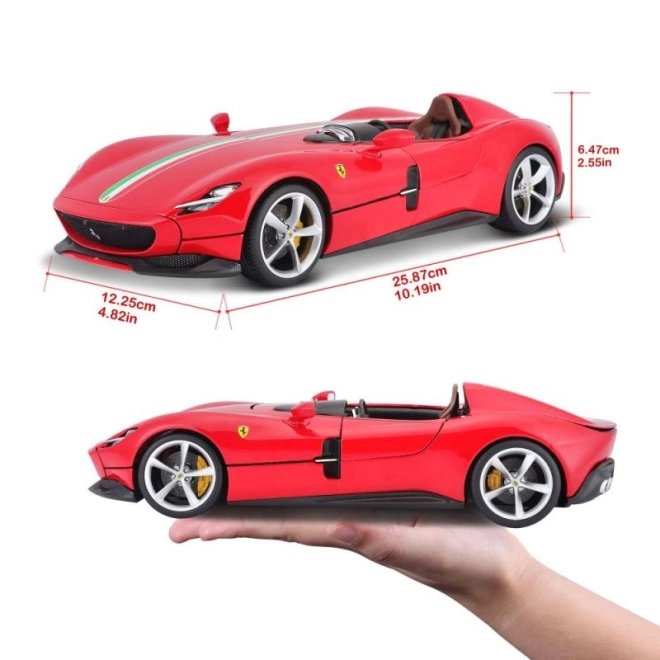 Bburago Ferrari Signature Series Monza SP-1 Diecast Model