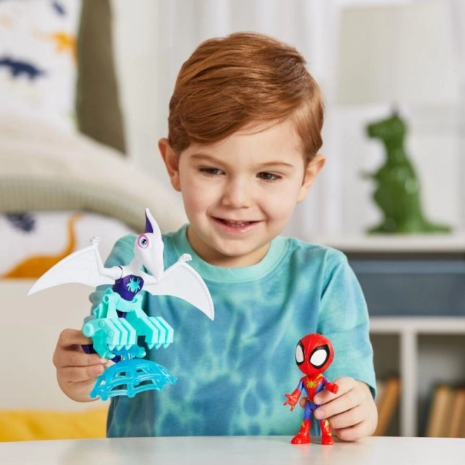 Spider-Man and Friends Dinosaur Action Figure Set