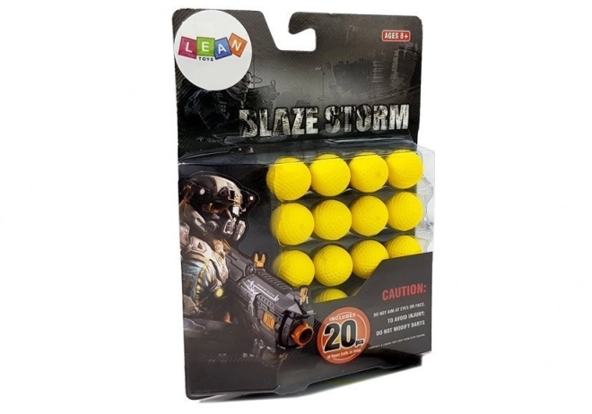 Foam Ball Rifle Bullets 2cm Set of 20