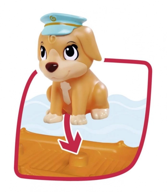 Animal Bath Toys with Boat