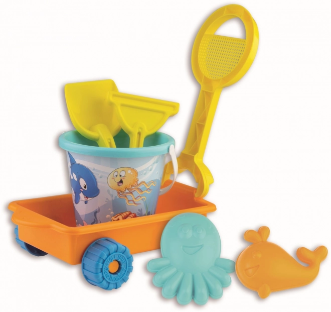 Happy Fish Sandbox Set with Cart