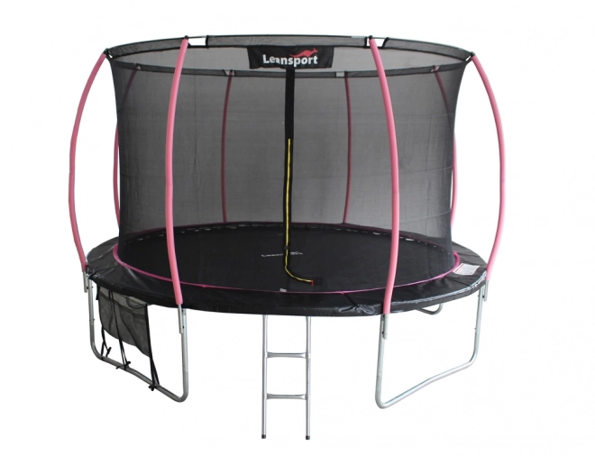 Outdoor Trampoline Lean Sport Max 14ft Black-Pink