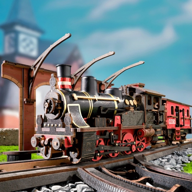 Robotic Vintage Steam Locomotive 3D Wooden Puzzle