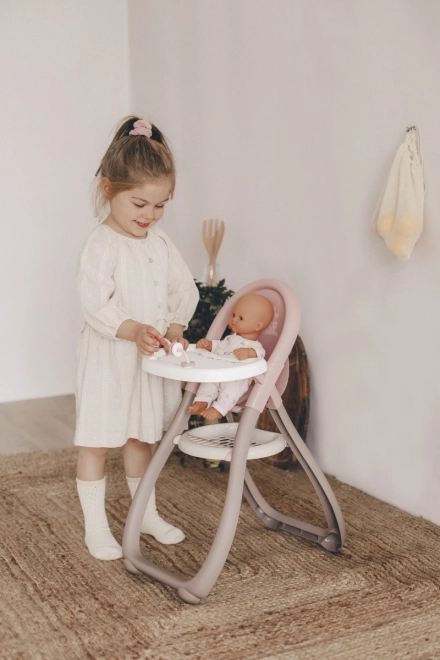 Doll High Chair with Accessories