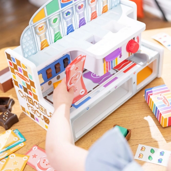 Wooden Chocolate Factory Playset