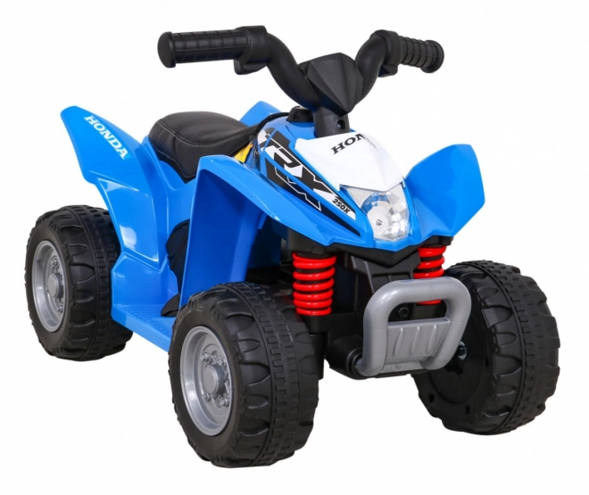 Blue Battery Operated Kids Quad with Led Lights and Horn