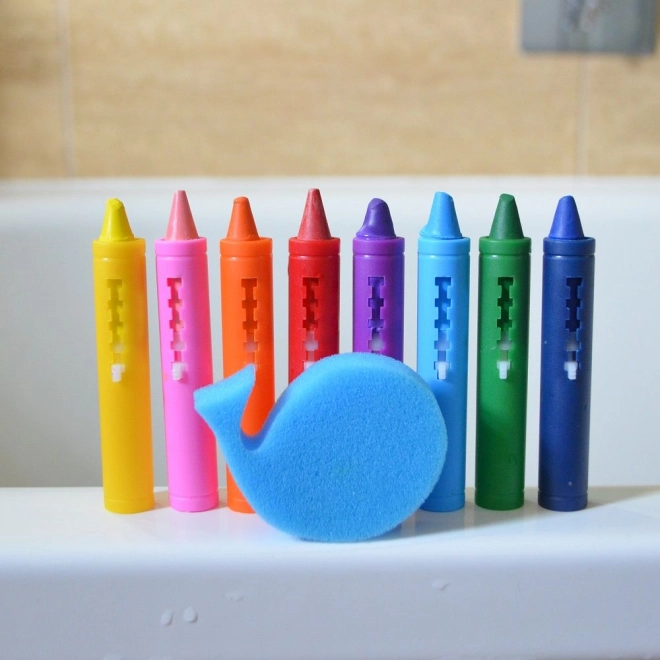 Set of Colorful Crayons