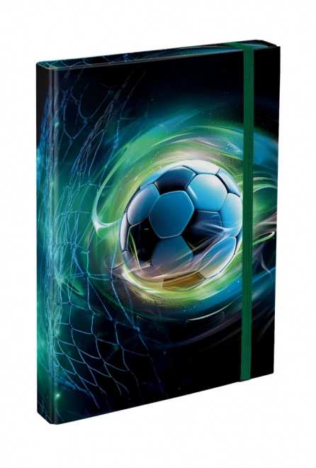 School Notebook Folder A4 with Soccer Ball Design