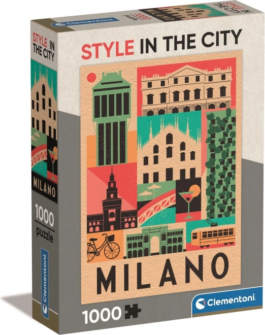 Clementoni Puzzle Style in the City: Milan 1000 Pieces