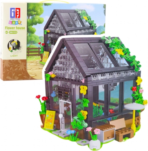 Kit de construction mini serre – maisonnette de jardin 588 pièces