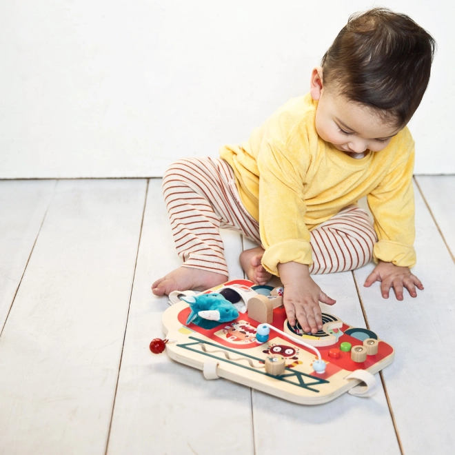 Wooden Activity Panel - Fire Truck