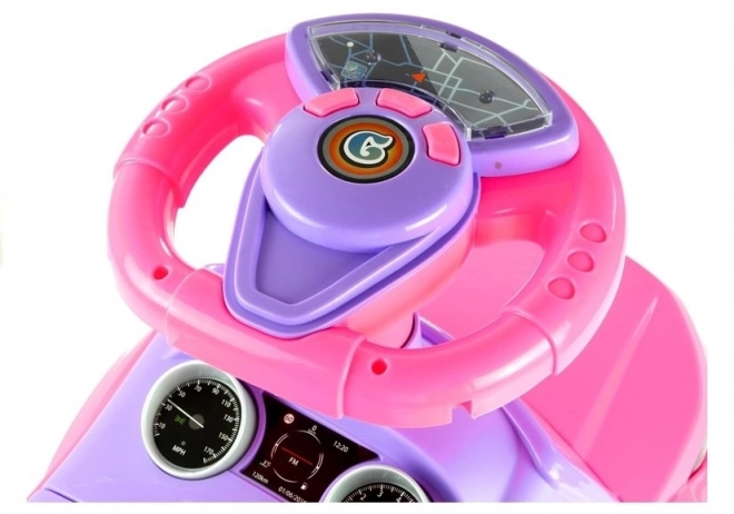 Ride-On Walker Pink Sport Car