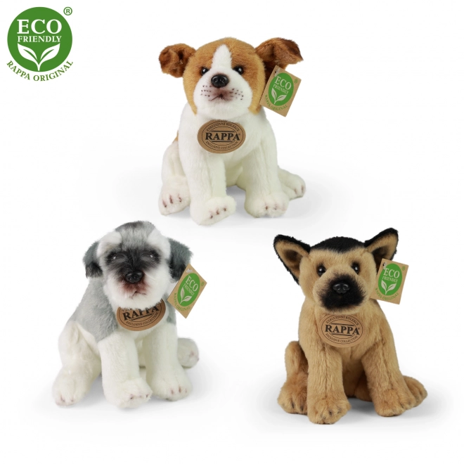 Plush Sitting Dog 20 cm Eco-Friendly