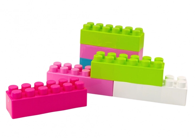 Large Construction Blocks Set with Stickers