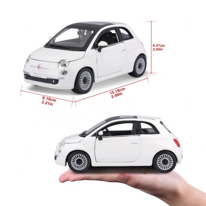 Metal Model of Fiat 500