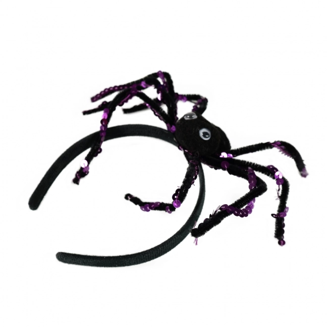 Halloween Headband with Black Spider