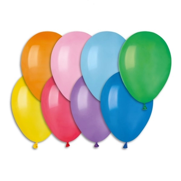 Pastel Inflatable Balloons 8" - 100 Pack