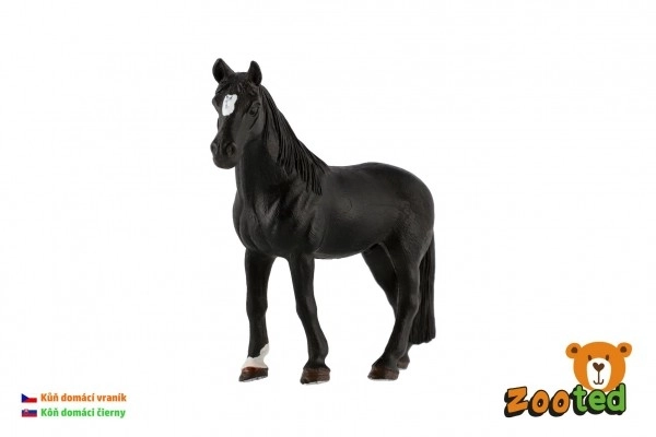 Black Horse Figurine 13cm