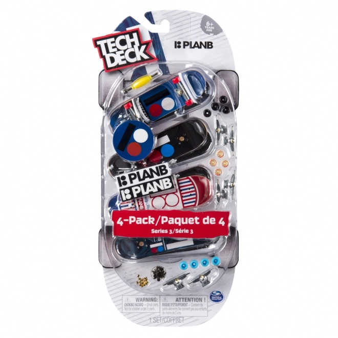 Tech Deck Fingerboard Set 4-Pack Assortment