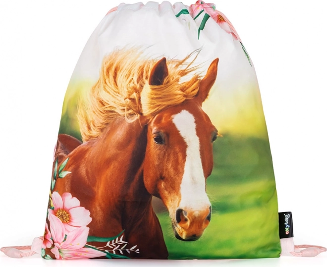 Gym Shoe Bag with Horse Design