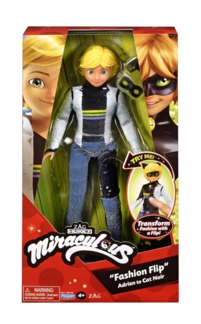 Miraculous Adrien Fashion Flip Doll