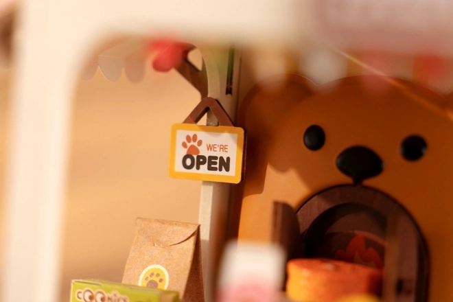 Miniature Bear's Bakery House by Robotime