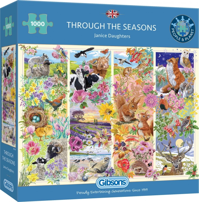 Gibsons Seasons Puzzle 1000 Pieces