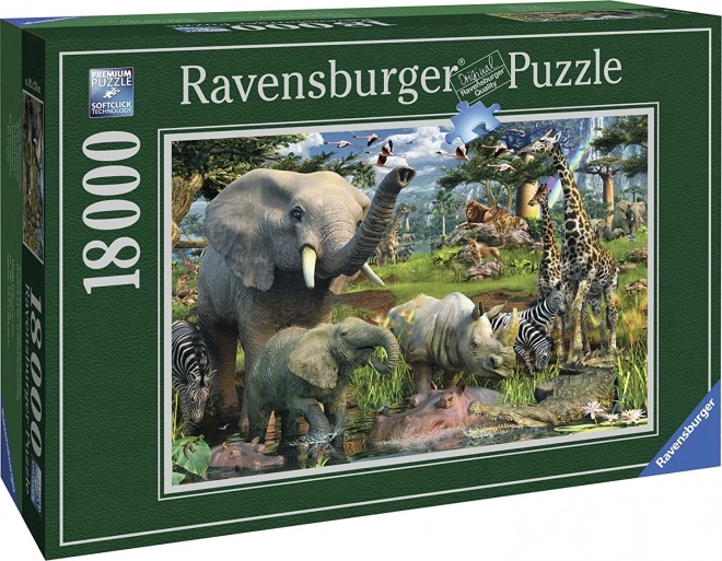 Ravensburger animal puzzle 18000 pieces