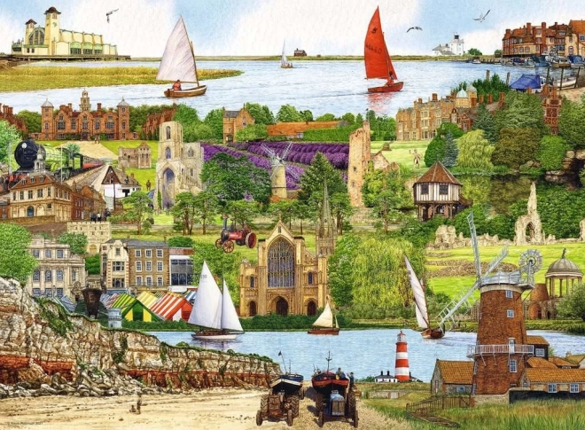 Ravensburger Puzzle Escape to Norfolk 500 Pieces