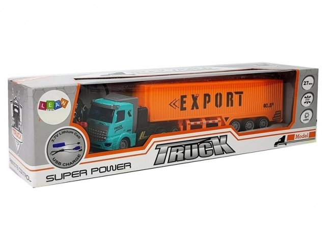 Remote Control Delivery Truck 1:48 Orange