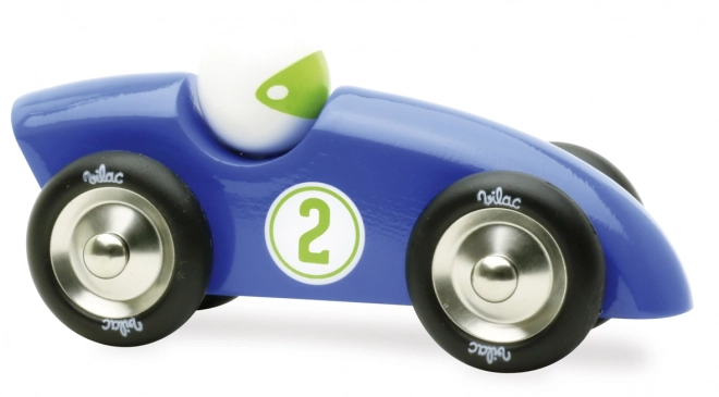 Blue Racing Car Toy by Vilac