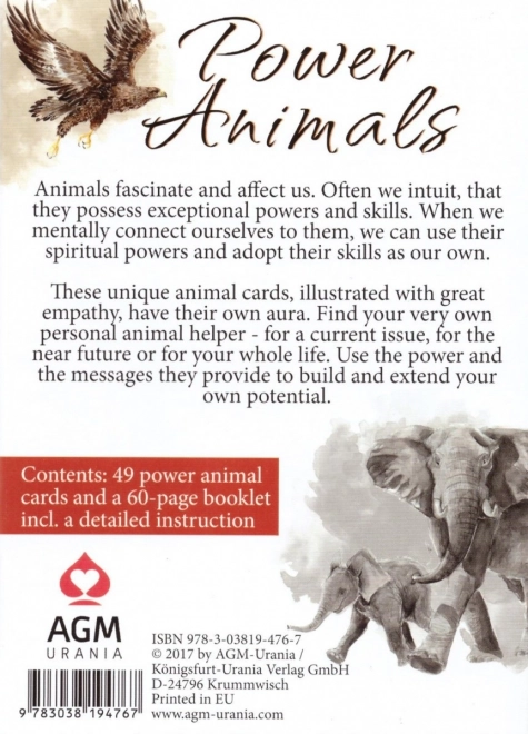 Power Animal Tarot Cards Set