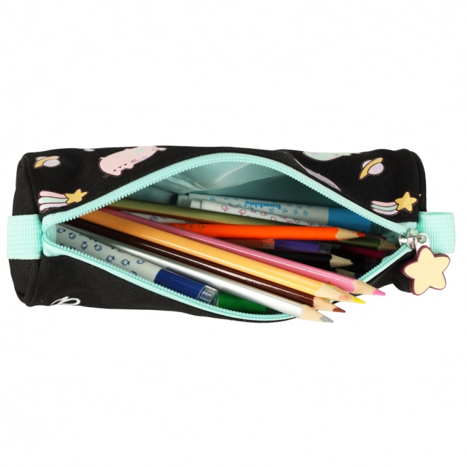 School Pencil Case Pusheen Black