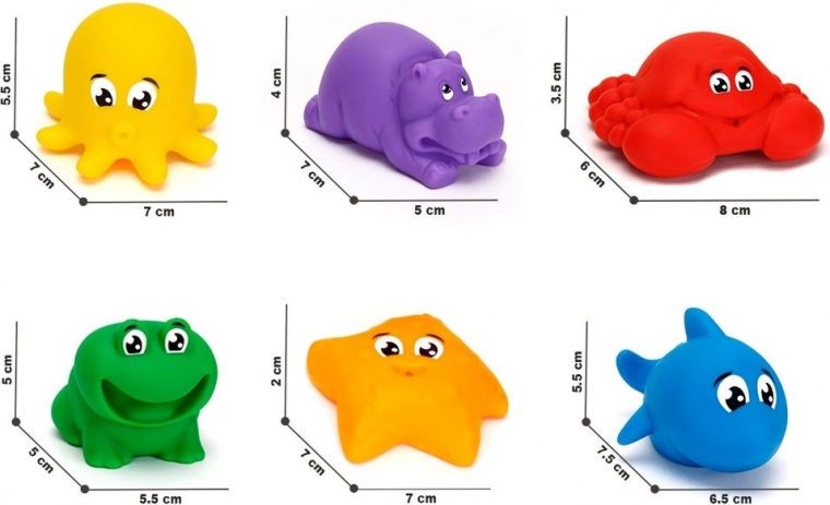 Színes tengeri állatkák