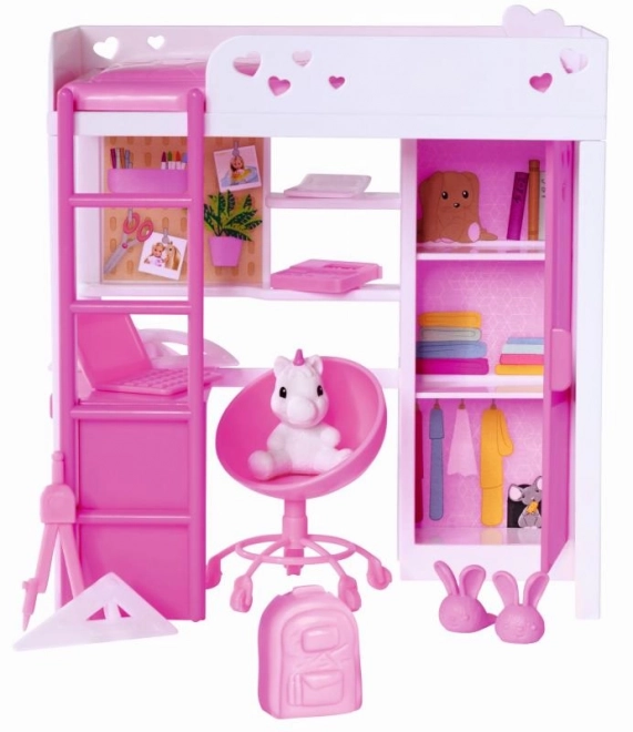 Evi Love Doll in Cozy Bedroom Playset