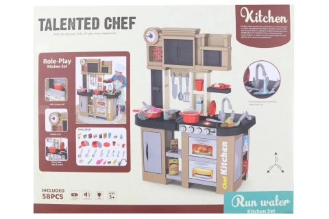 Kitchen 84 cm with battery and water accessories