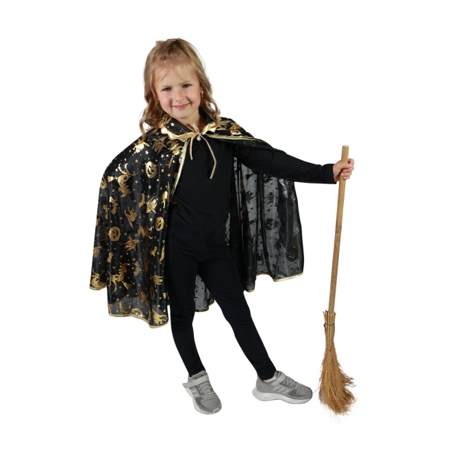 Wizard's Golden Decor Children's Cloak