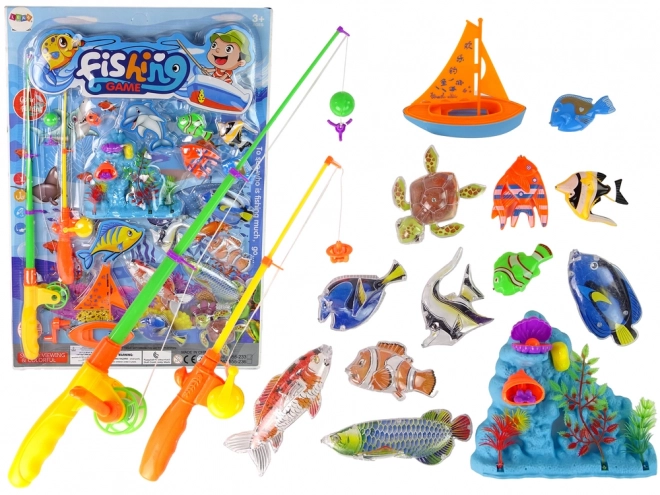 Fishing Game Set with Boat