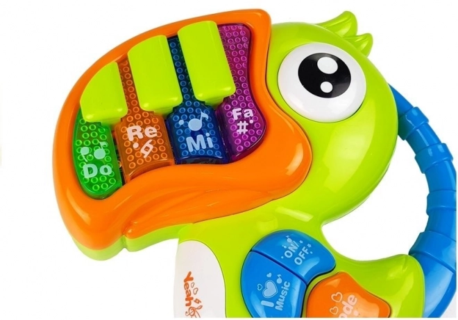 Colorful Parrot Keyboard for Kids